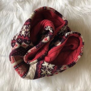 Muk Luks Infinity Knit Scarf Reversible NEW!